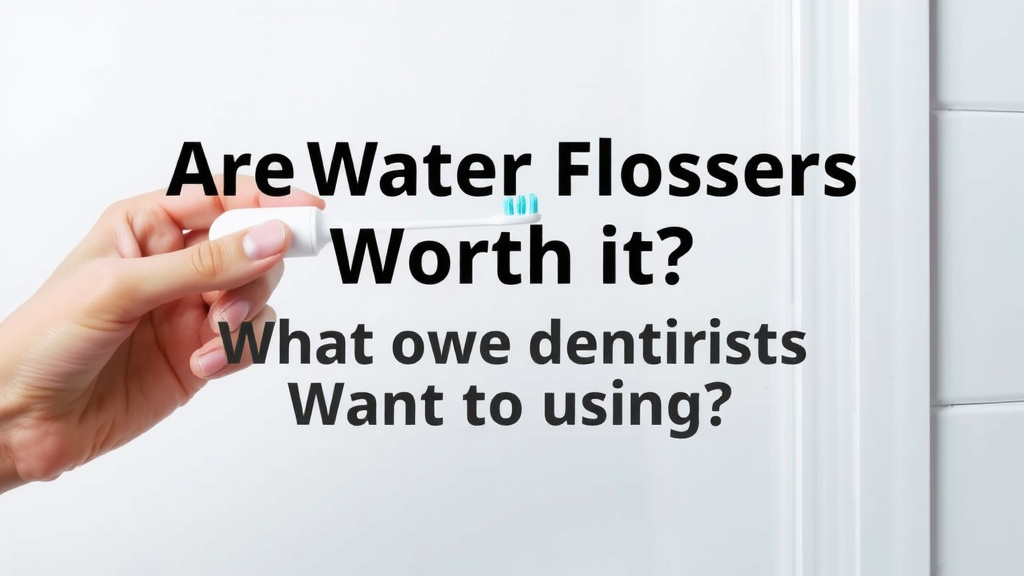 Are Water Flossers Worth It? What Dentists Want You to Know