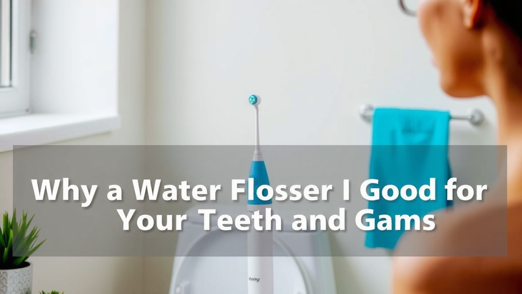 Why a Water Flosser Is Good for Your Teeth and Gums