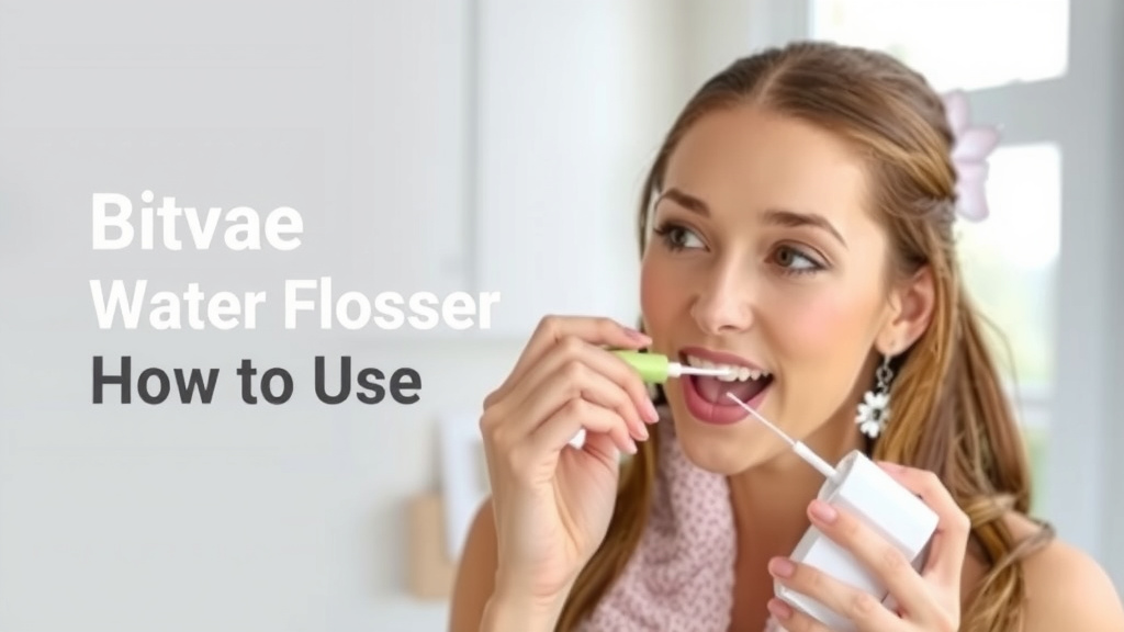 Bitvae Water Flosser How to Use: Step-by-Step Guide