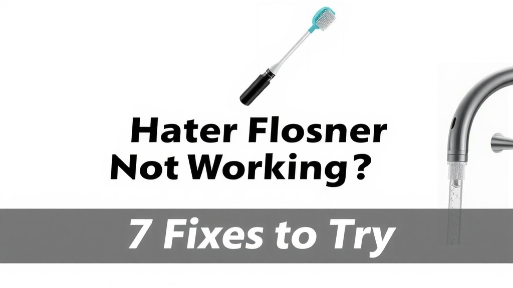Bitvae Water Flosser Not Working? 7 Easy Fixes to Try