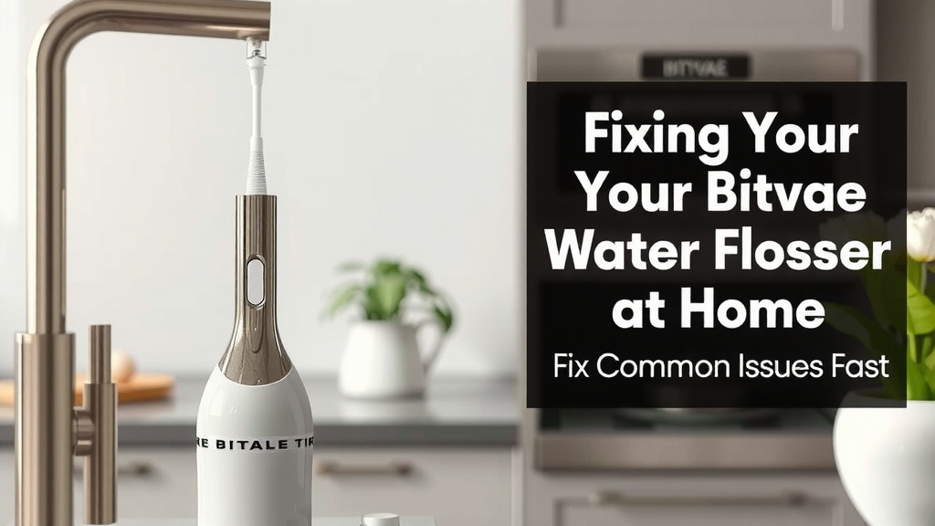 Fixing Your Bitvae Water Flosser at Home