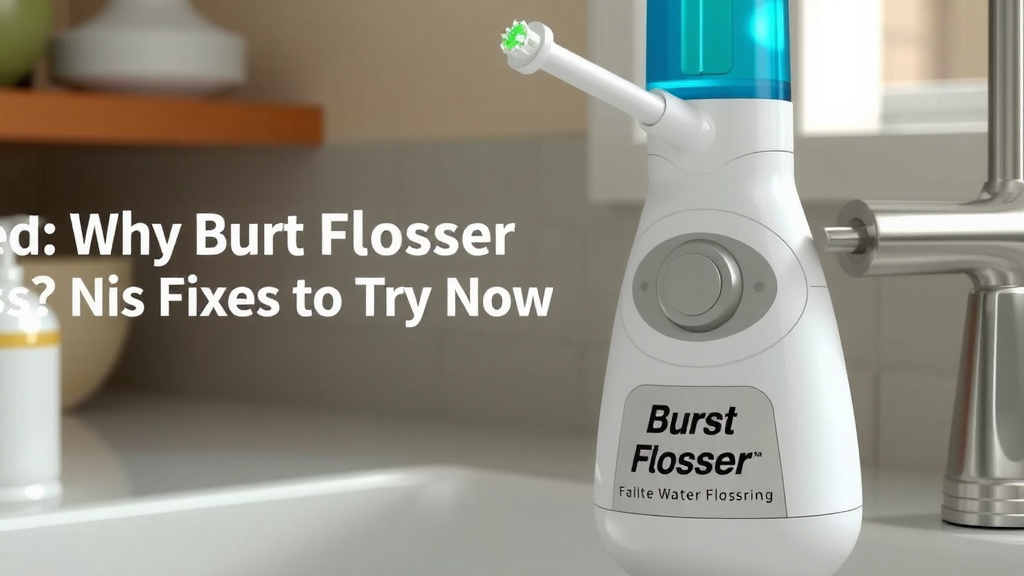 Why Your Burst Water Flosser Quit on You