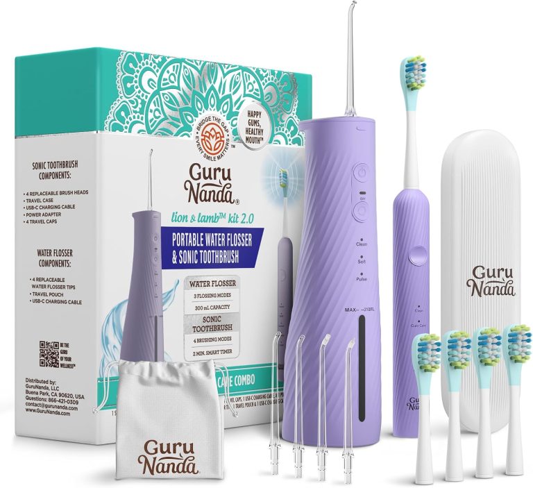GuruNanda Electric Toothbrush & Water Flosser Review: Worth It?