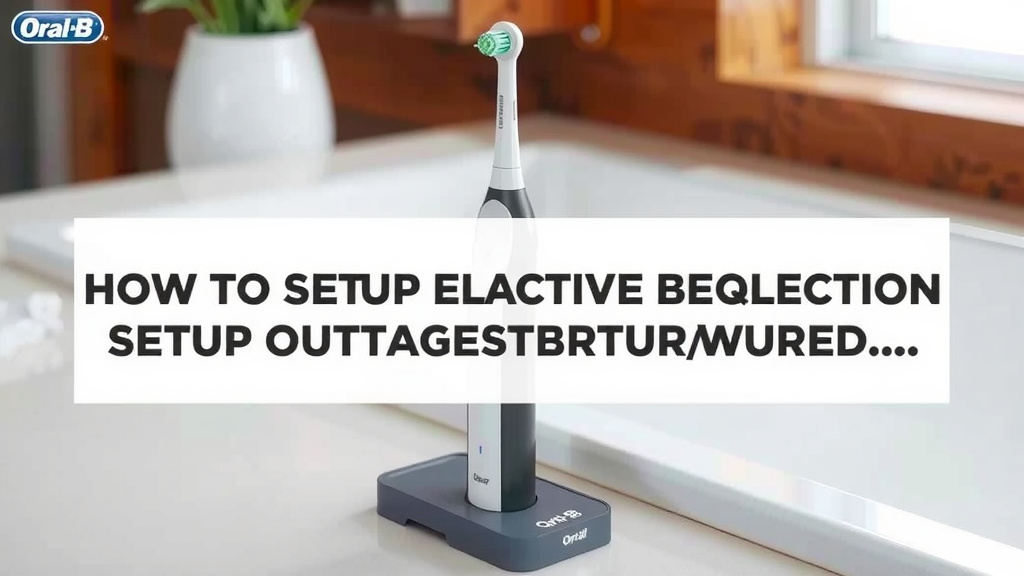 Getting Your Oral-B Electric Toothbrush Ready to Go