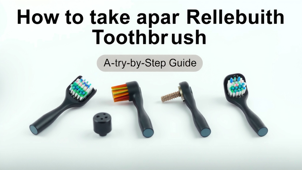 Disassembling Your Electric Toothbrush: A Step-by-Step Guide
