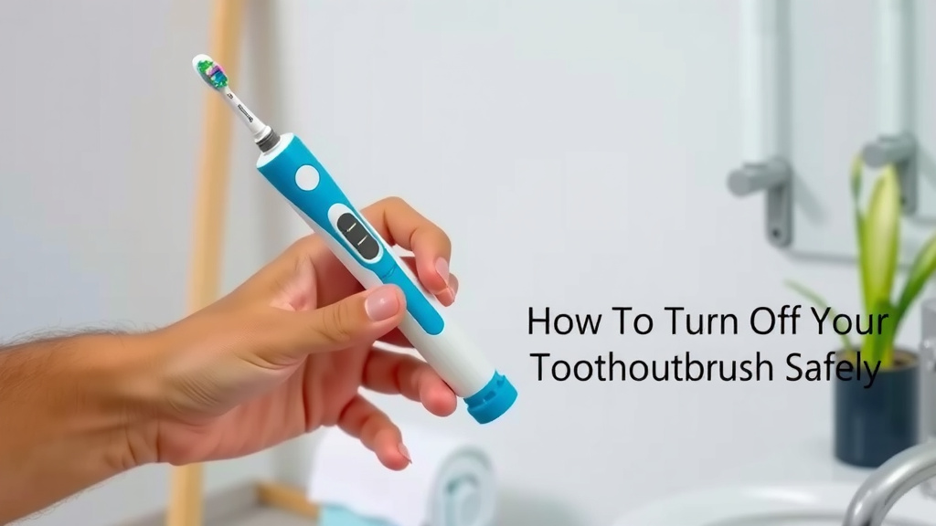 Getting Your Electric Toothbrush to Stop