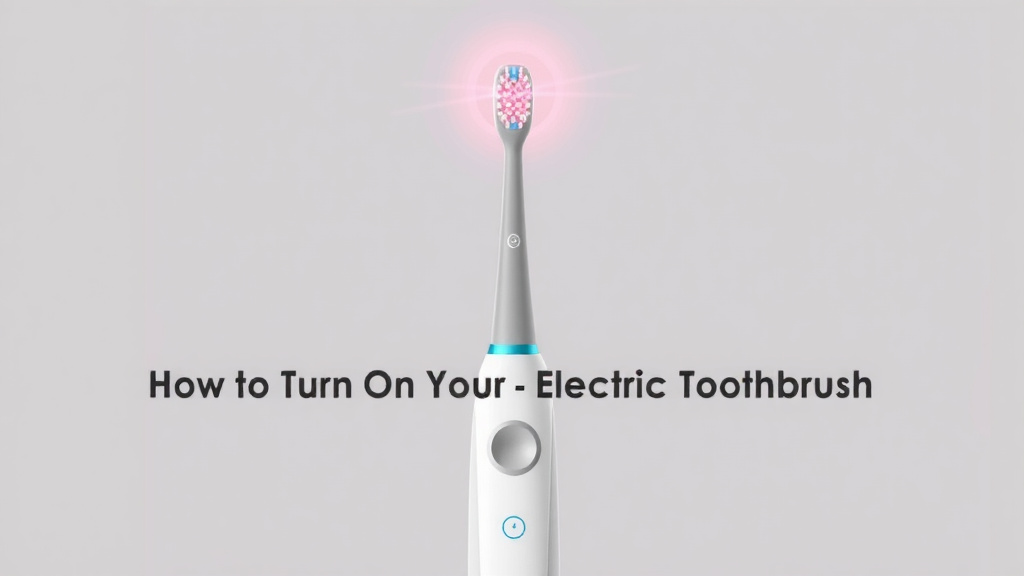 How to Turn On Your Electric Toothbrush: Simple Steps