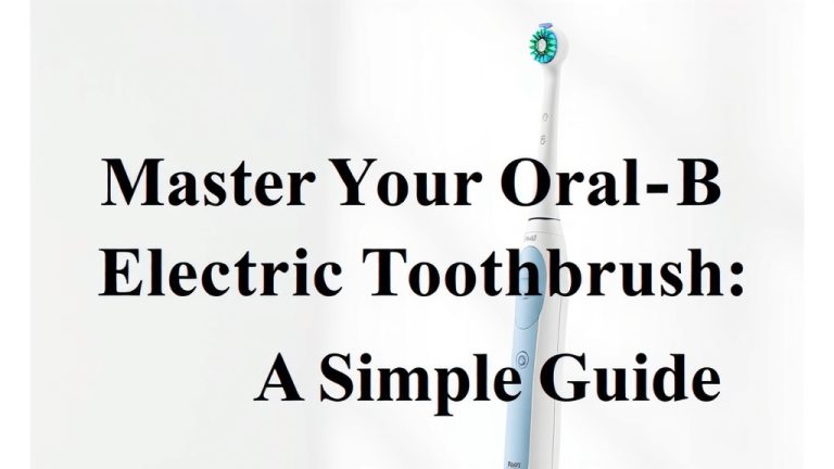Master Your Braun Oral-B Electric Toothbrush: A Simple Guide
